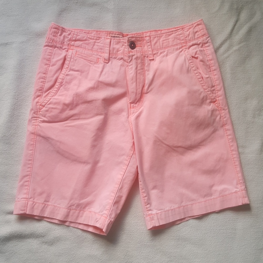 American Eagle Outfitters Pink Flat Front Shorts